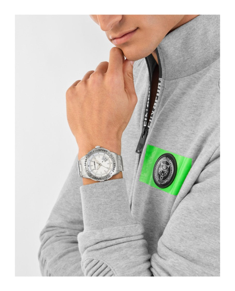 Plein Sport Rampage Bracelet Watch With Silver Enamel Dial