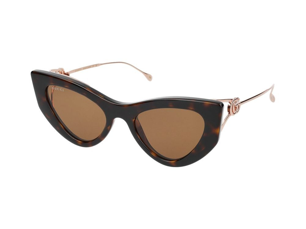 Gucci Sunglasses Gucci Gg1565s 002 Havana Gold Brown 52/20/120