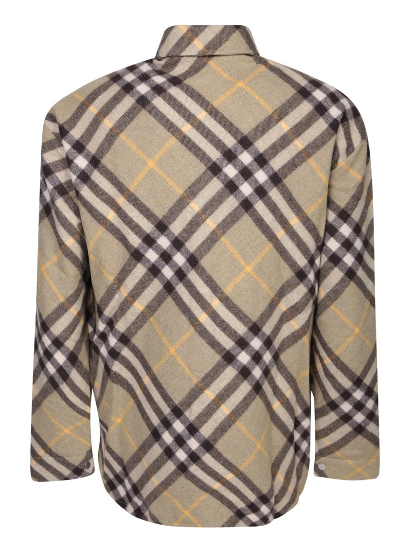 Burberry Beige Check Shirt