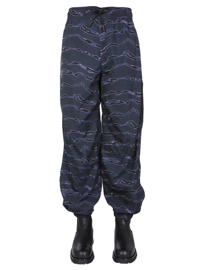 Marcelo Burlon Jogging Pants With Camou Print