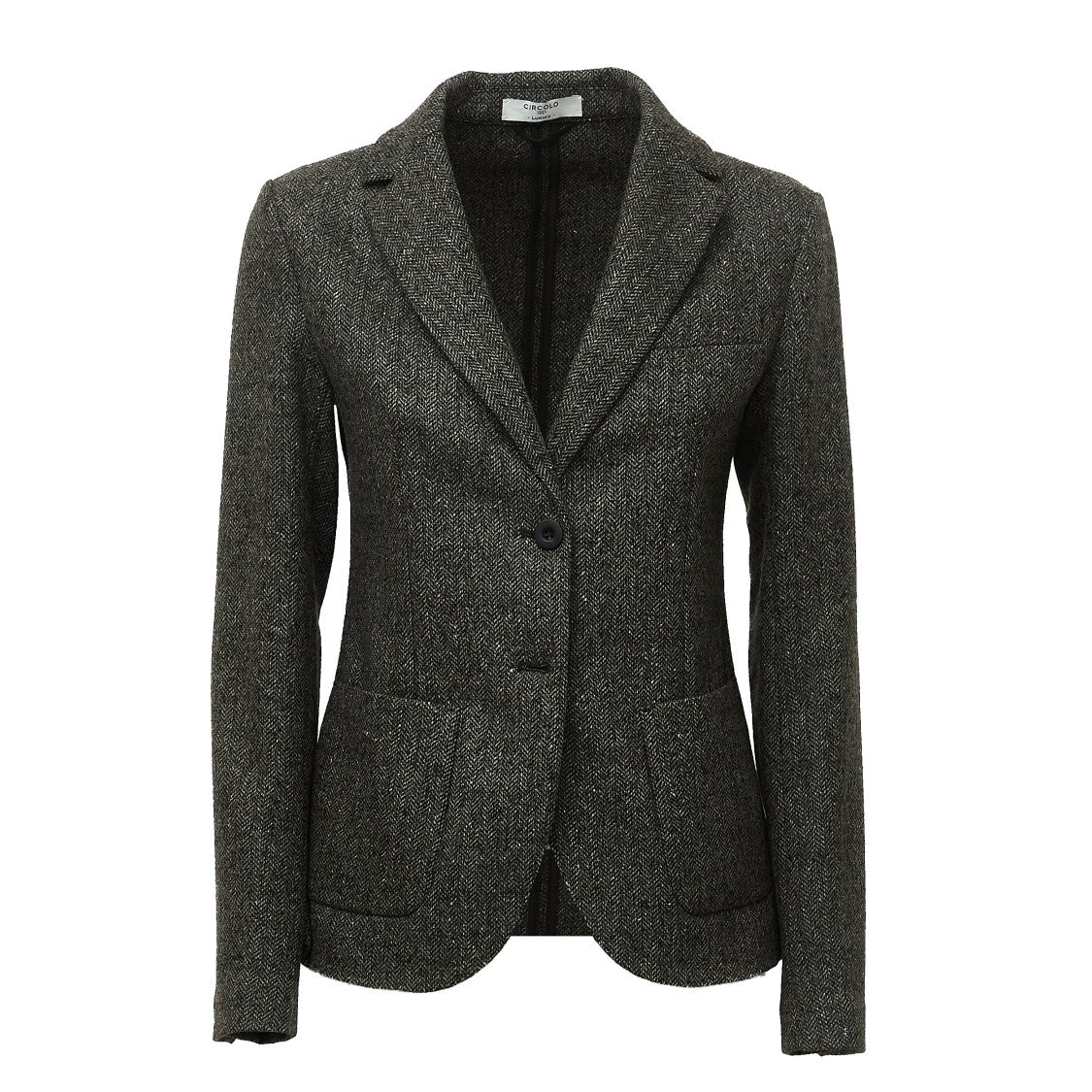 Circolo 1901 Slim-Fit Wool Silk Tweed Blazer