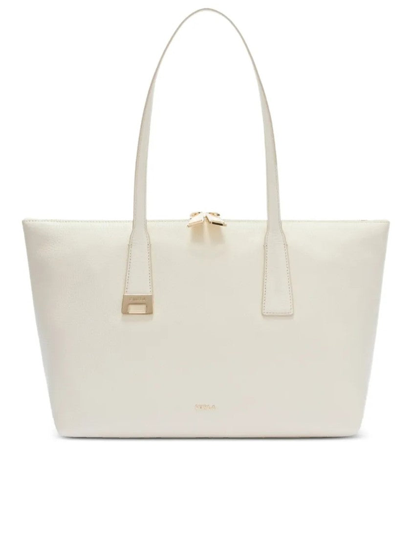 Furla Olivia M Tote Structured Smooth Leather Tote