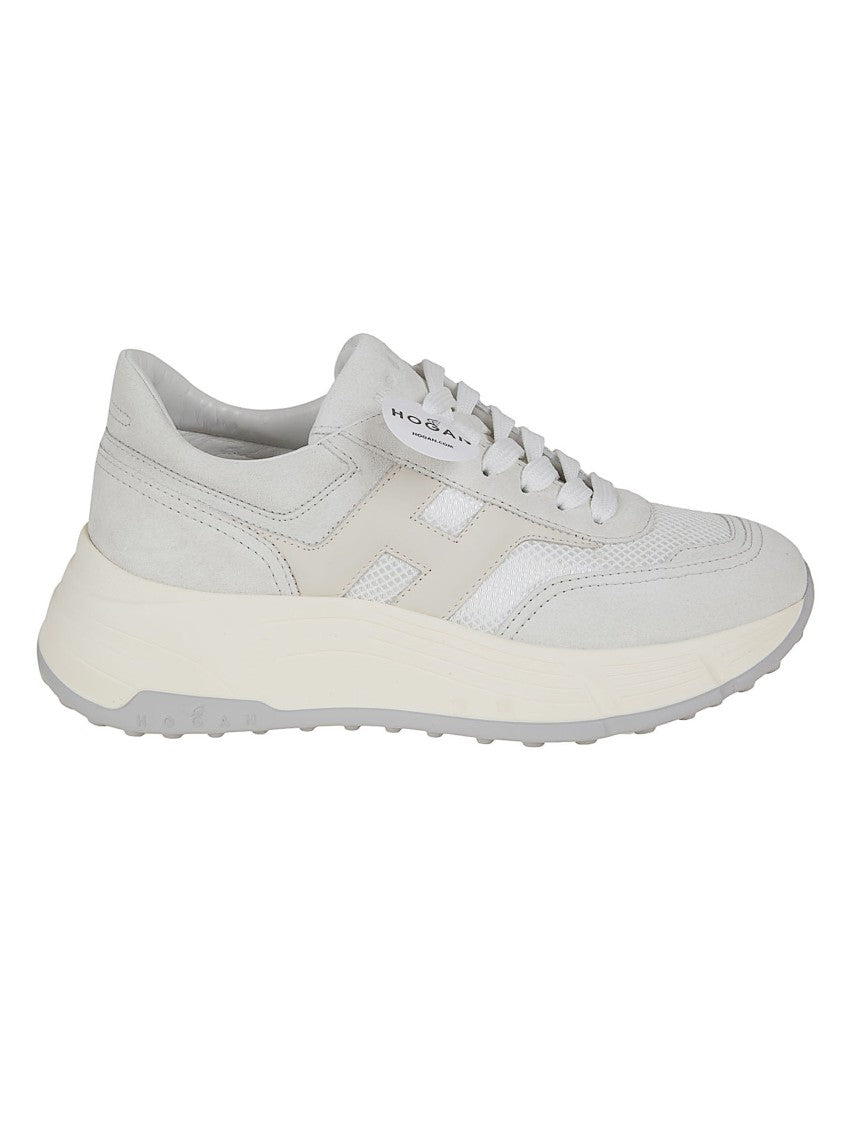 Hogan Hi-Fi H669 Sneakers With Suede And Technical Fabric