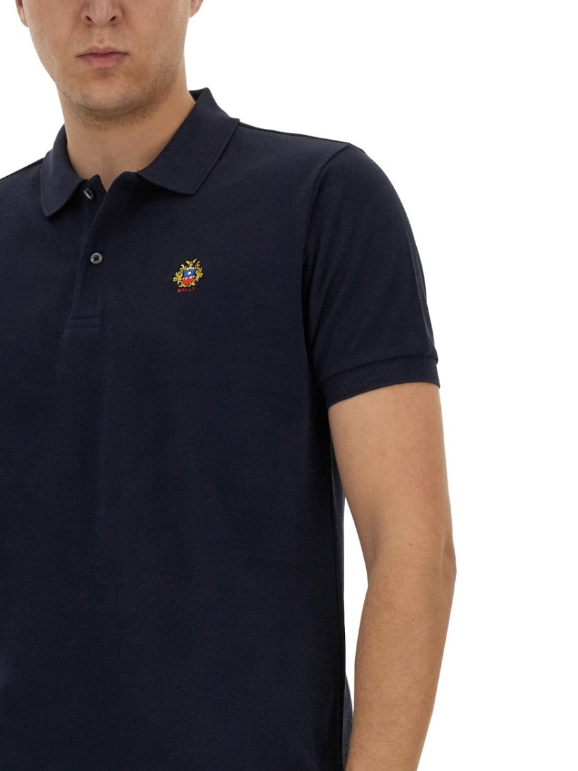 Bally Regular Fit Black Polo Shirt