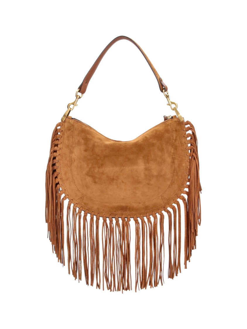 Isabel Marant Brown Oskan Soft Suede Shoulder Bag