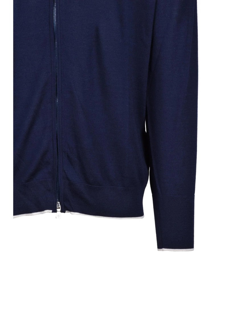 Eleventy Zip Cardigan - Multicolor