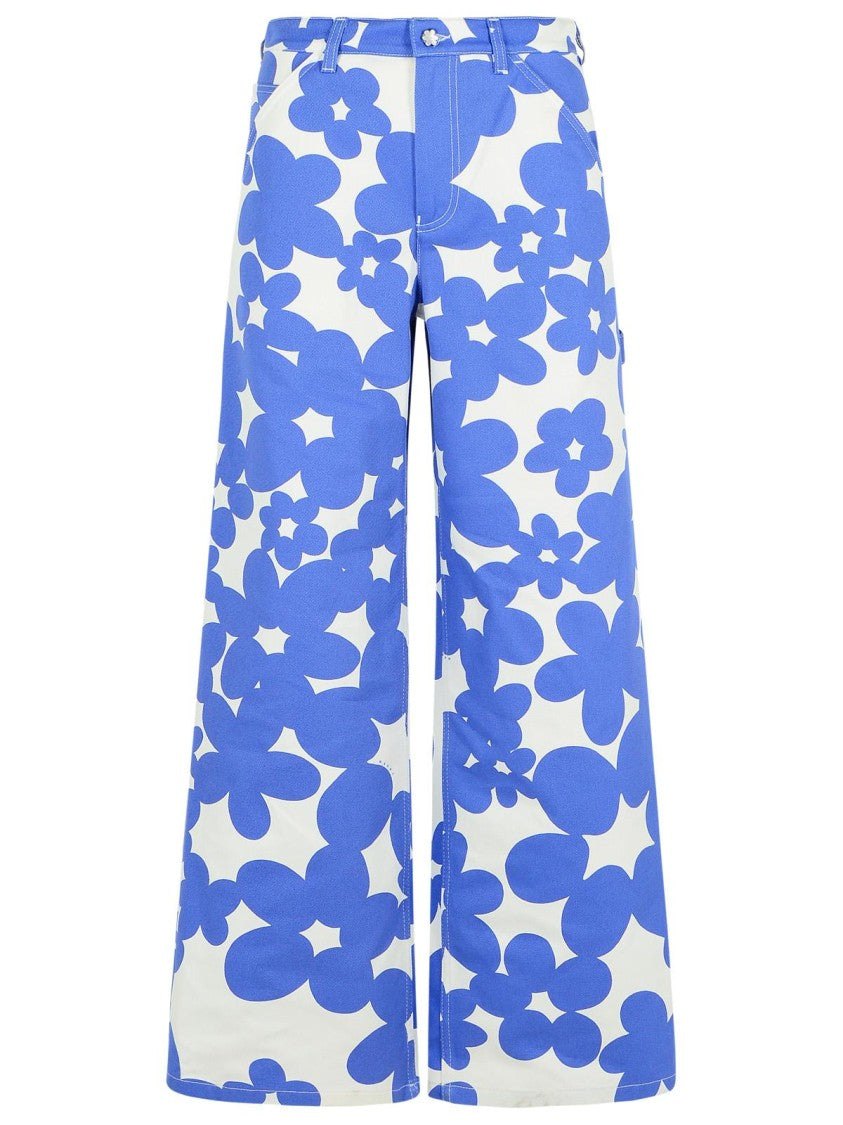 Marni Light Blue Cotton Jeans