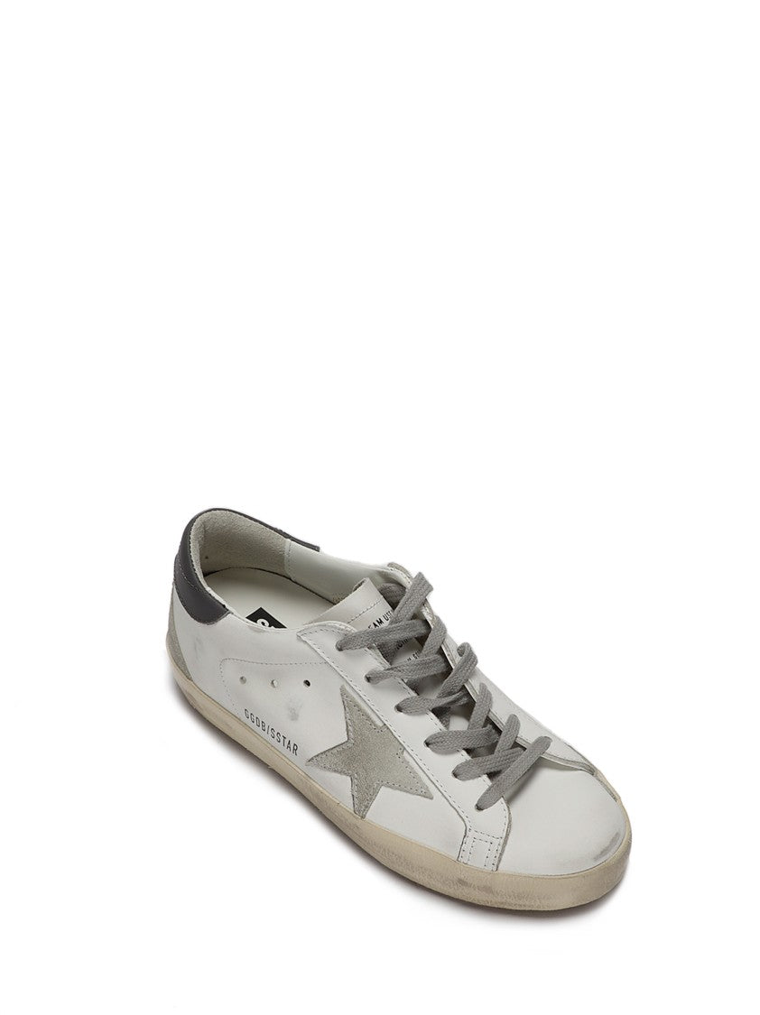 Golden Goose Super-Star Sneakers With Leather