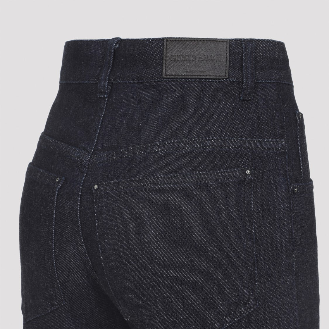 Giorgio Armani High-Waist Flared Trousers With Five-Pocket Styling