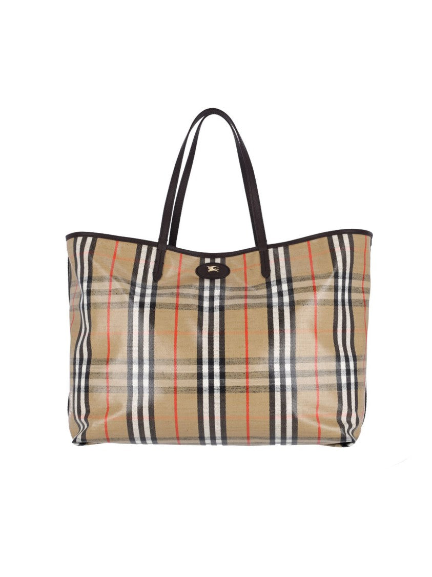 Burberry "Highlands" Large Tote Bag Beige