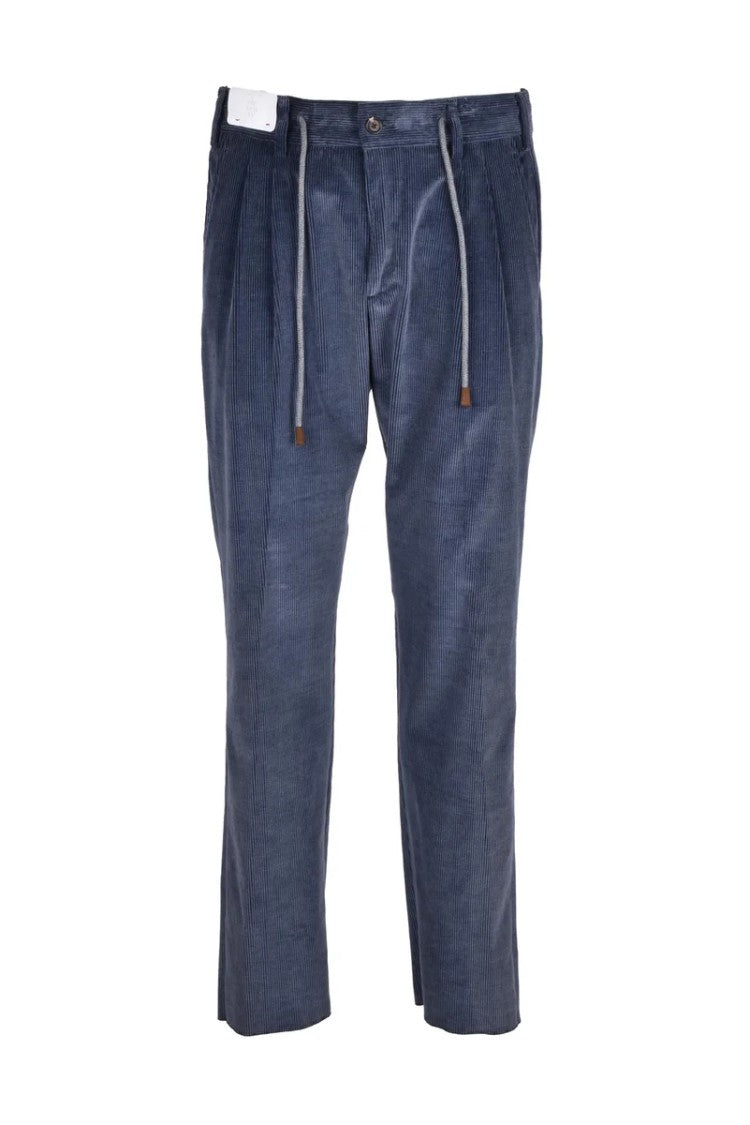 Eleventy Men's Velvet Suit - Blue