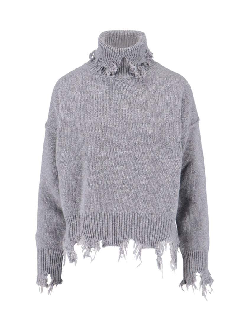 Seafarer "Stella" Virgin Wool Sweater – Grey