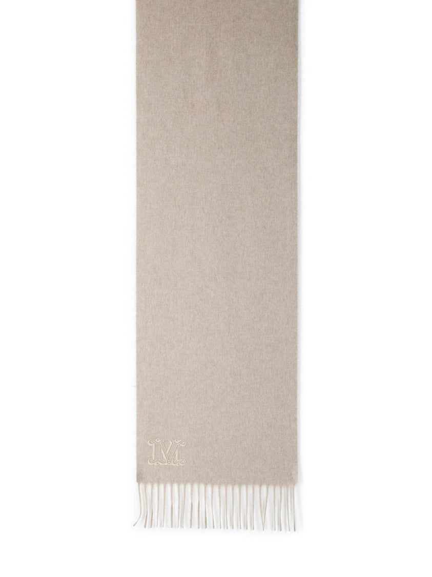 Max Mara 'Wsdalia' Sand Cashmere Scarf