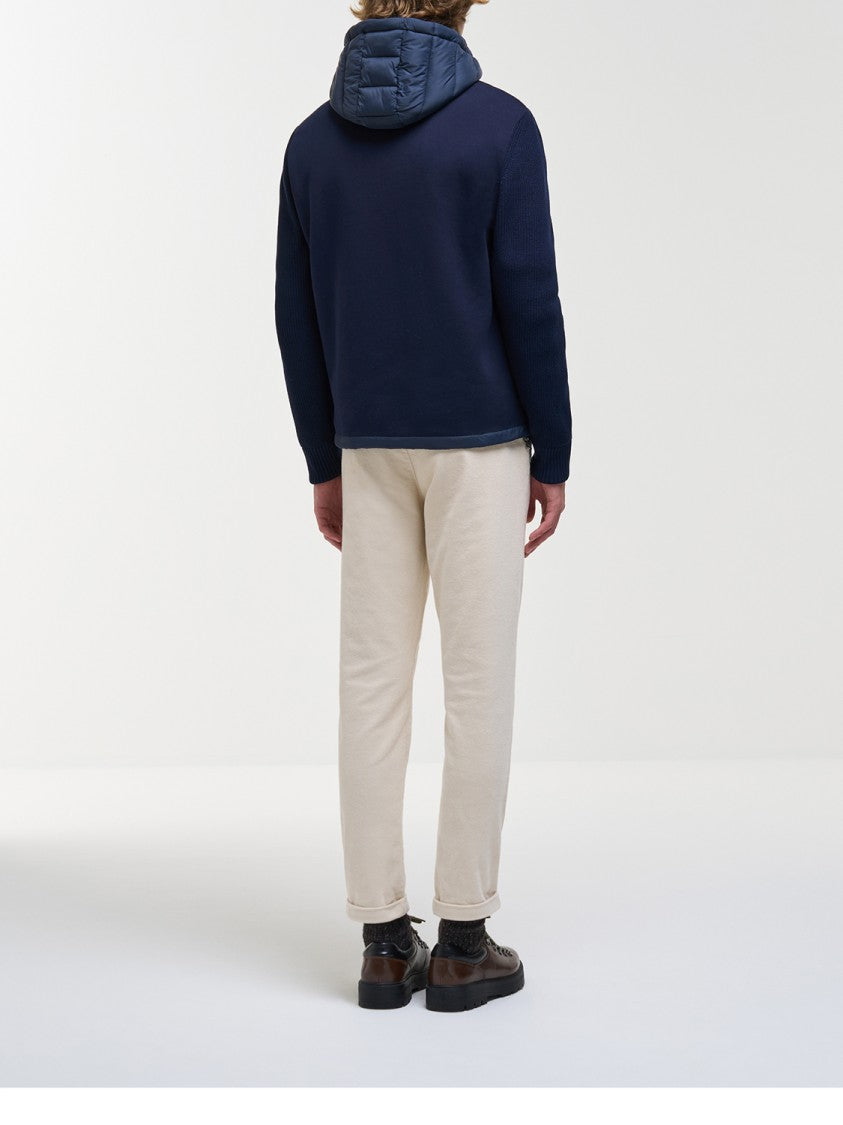 Colmar Quilted Knitted Hooded Jacket