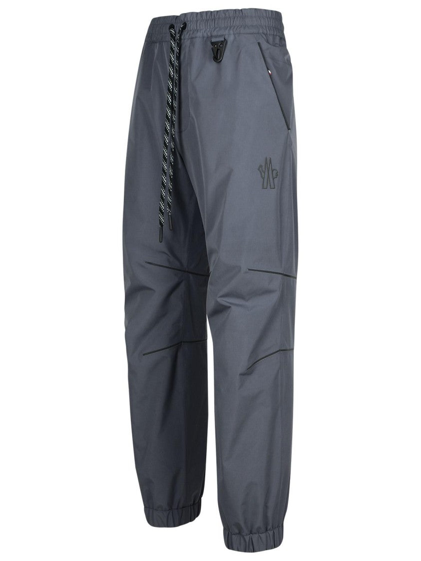Moncler Grenoble Jogger' Grey Polyester Pants