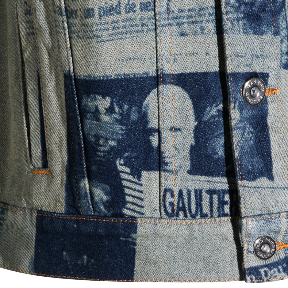 Jean Paul Gaultier Tailored Casual Jacket With Graphic Print