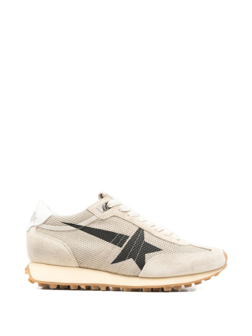 Golden Goose Silk And Nylon High Top Sneakers