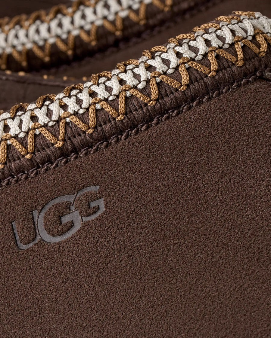 Ugg Slip-On Suede Clog With Shearling Lining