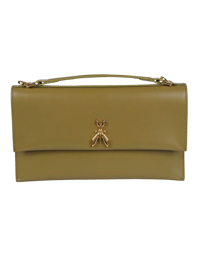 Patrizia Pepe New Clutch Insect Detail Calfskin Clutch