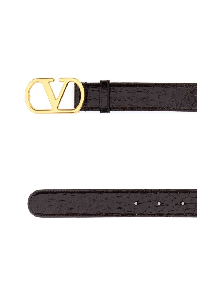 Valentino Garavani Brown Leather Belt