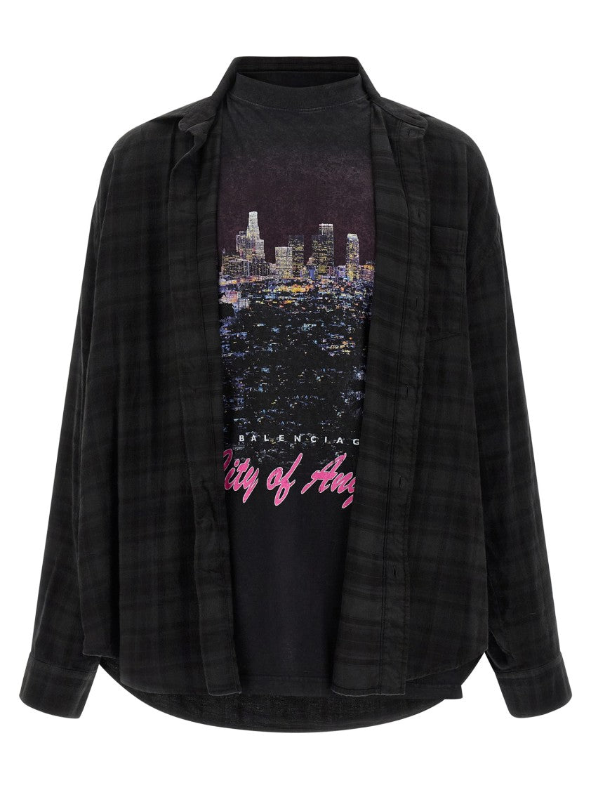 Balenciaga City Of Angels Layered Shirt T-Shirt