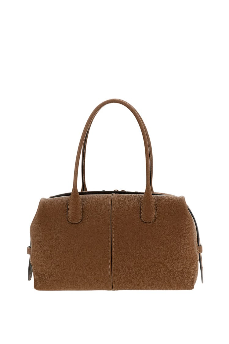 Tod's Large Leather Boston Calfskin Bag