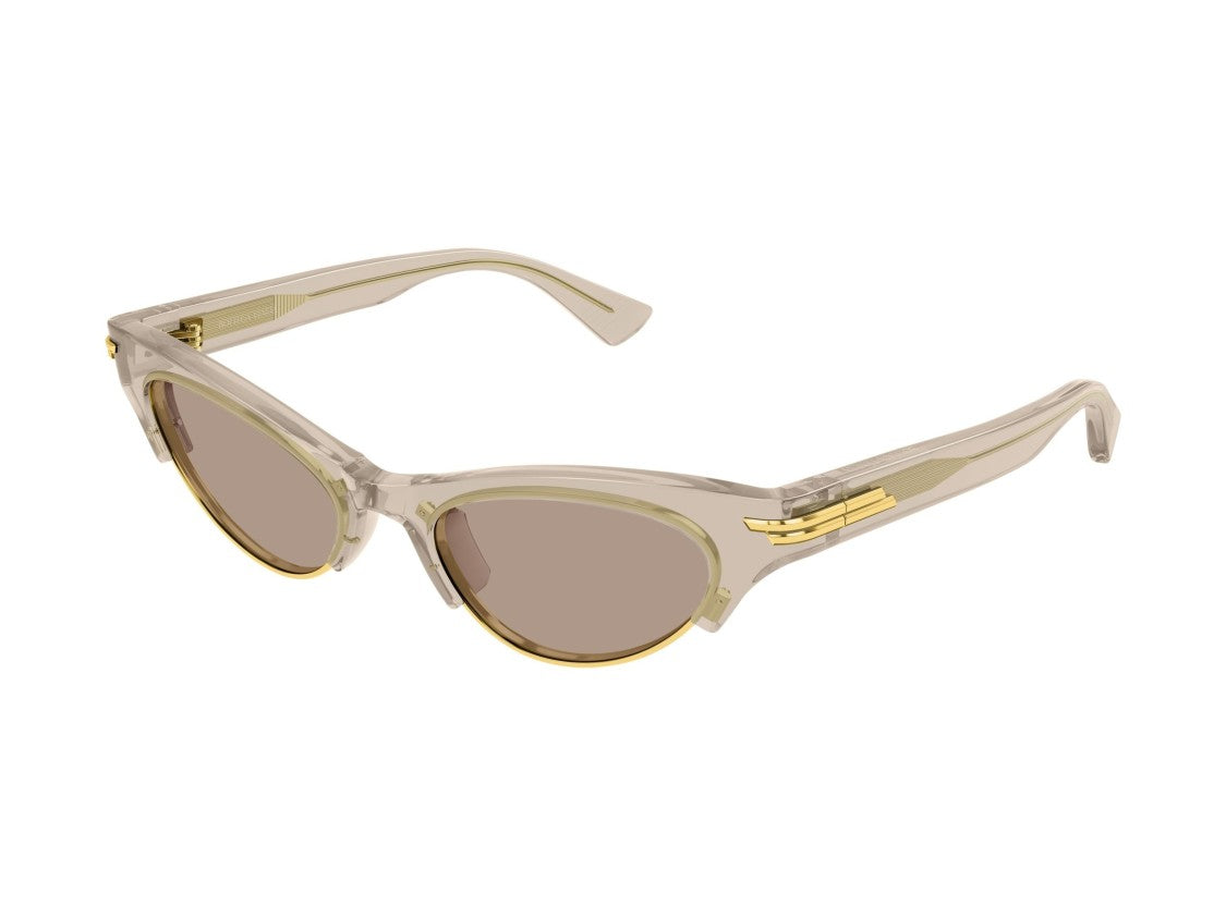 Bottega Veneta Bv1431s Translucent Acetate Cat-Eye Sunglasses