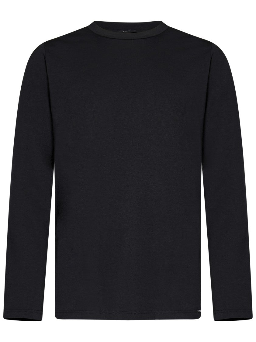 Tom Ford Fitted Long-Sleeved T-Shirt In Black