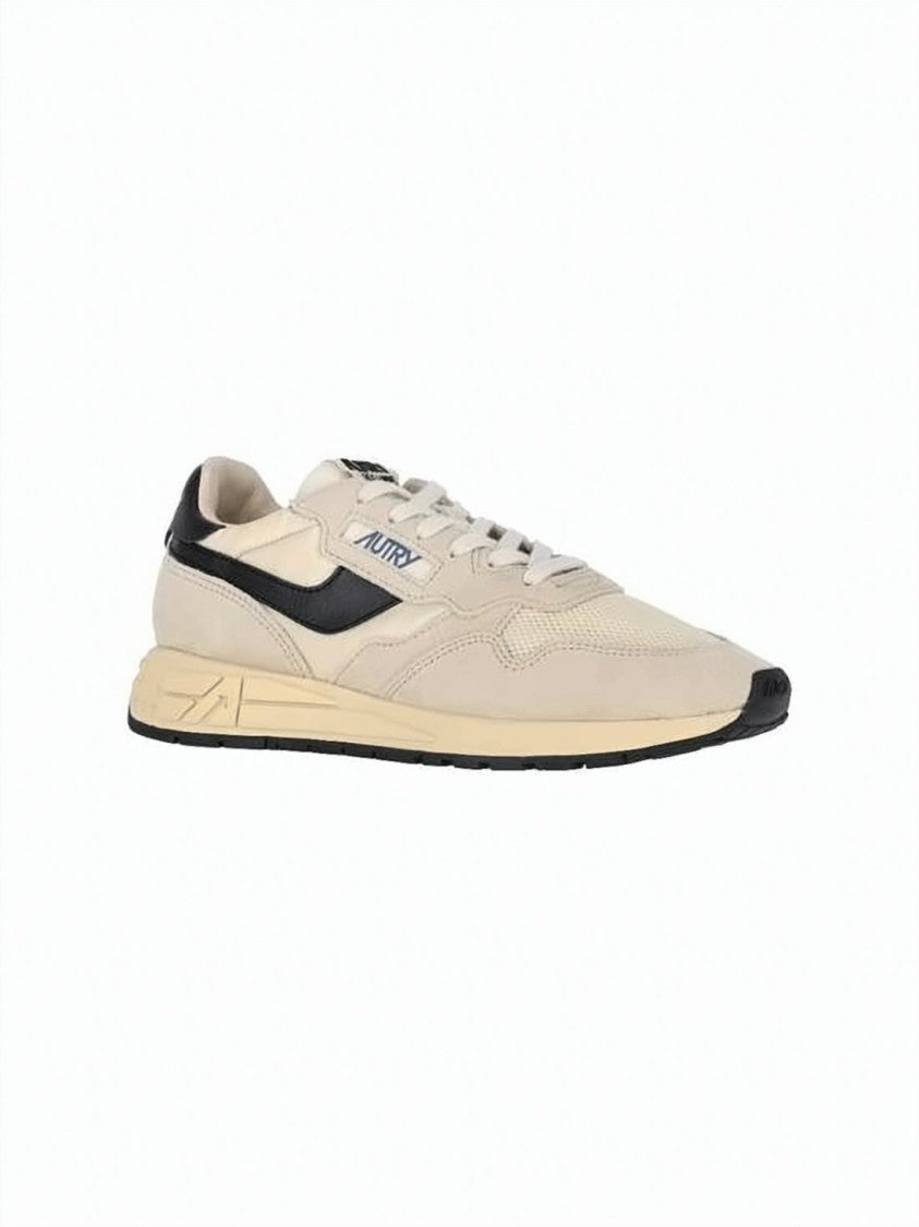 Autry Low-Top Suede And Nylon Sneakers With Retro Accents