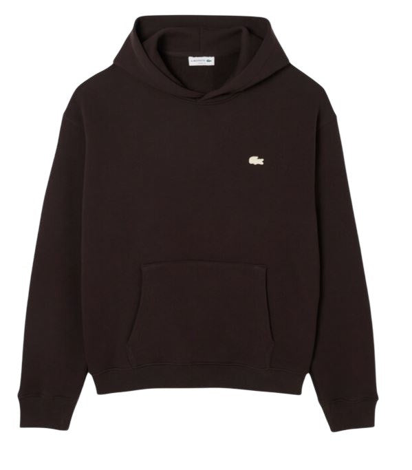 Lacoste Relaxed Fit Cotton Fleece Hoodie