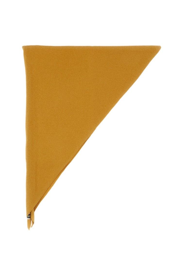 Extreme Cashmere Triangular Cashmere-Blend Bandana Scarf With Embroidered Detail