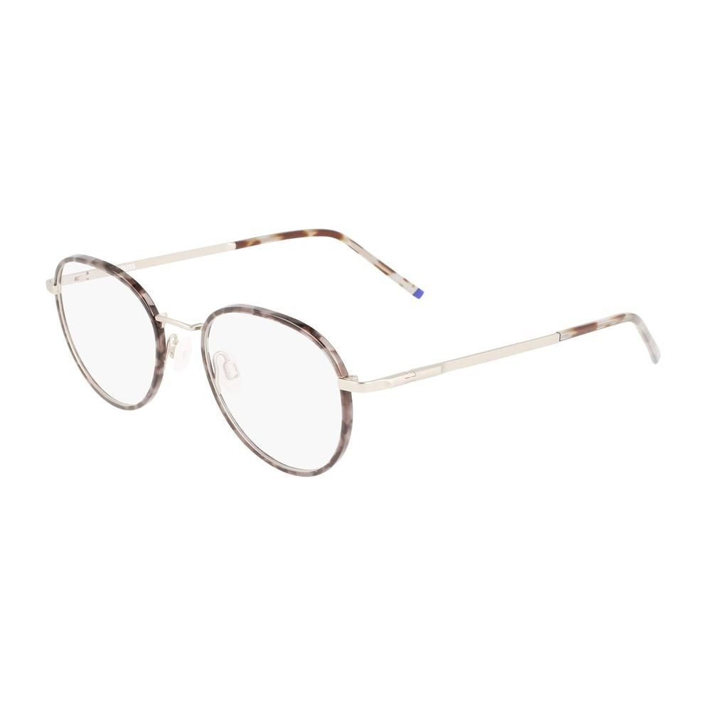 Zeiss Zs22104 60 Charcoal Tortoise Sil Charcoal Tortoise Tondo Frame Eyewear