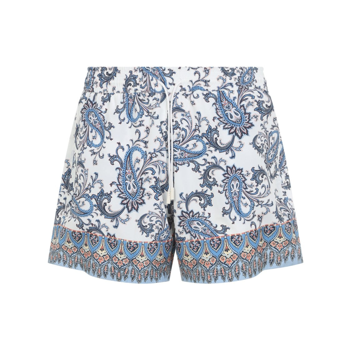 Etro Intricately Paisley-Patterned Swim Shorts With Adjustable Drawstring