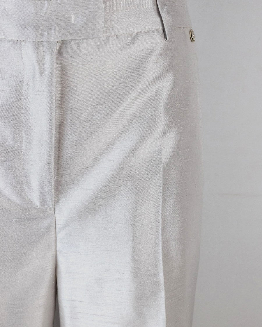 Liu Jo Champagne Shantung Trousers