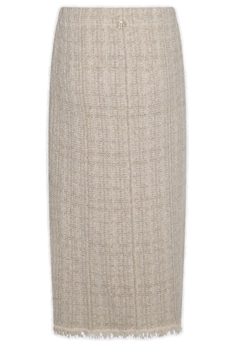 Twin-Set Jacquard Midi Skirt
