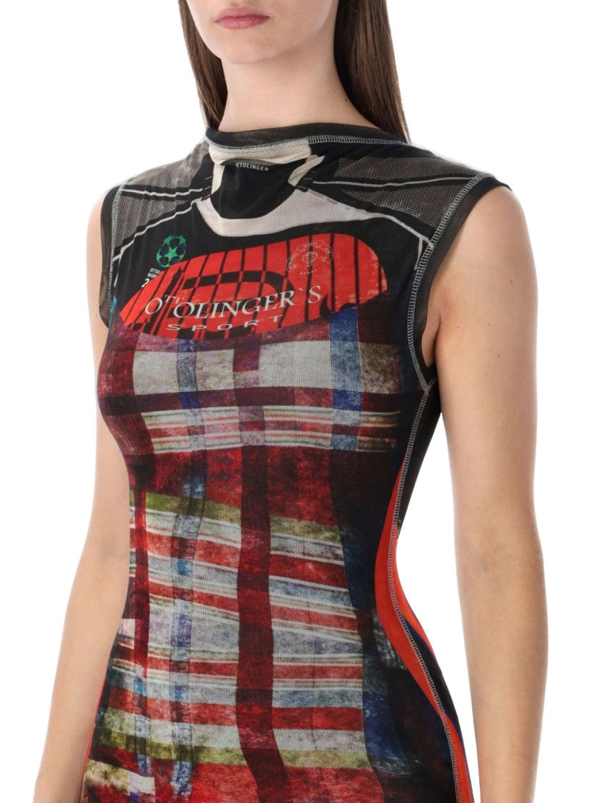 Ottolinger Maxi Dress With Abstract Print