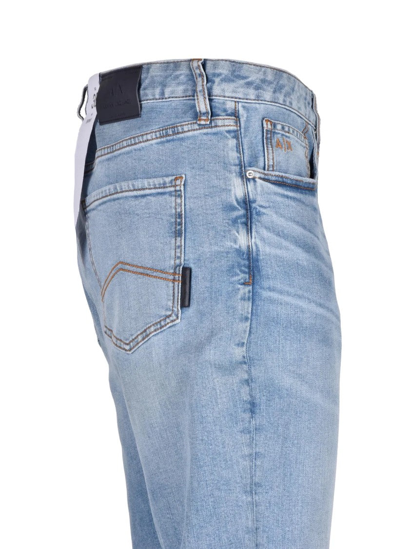 Armani Exchange Skinny Fit Jeans With Classic Five-Pocket Design