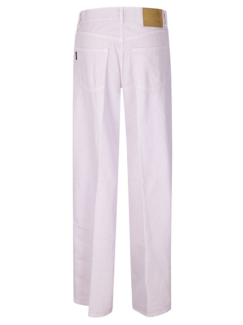 Haikure Pastel Lavender Wide Leg Jeans