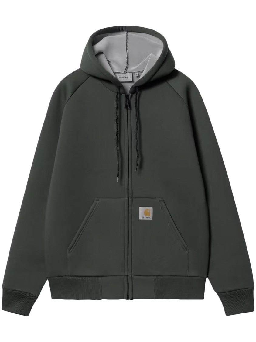 Carhartt Wip Car-Lux Green Hooded Zip Jacket