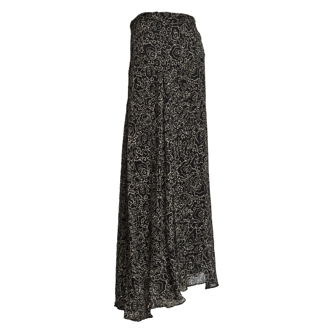 Isabel Marant Lycia Printed Asymmetric Midi Skirt