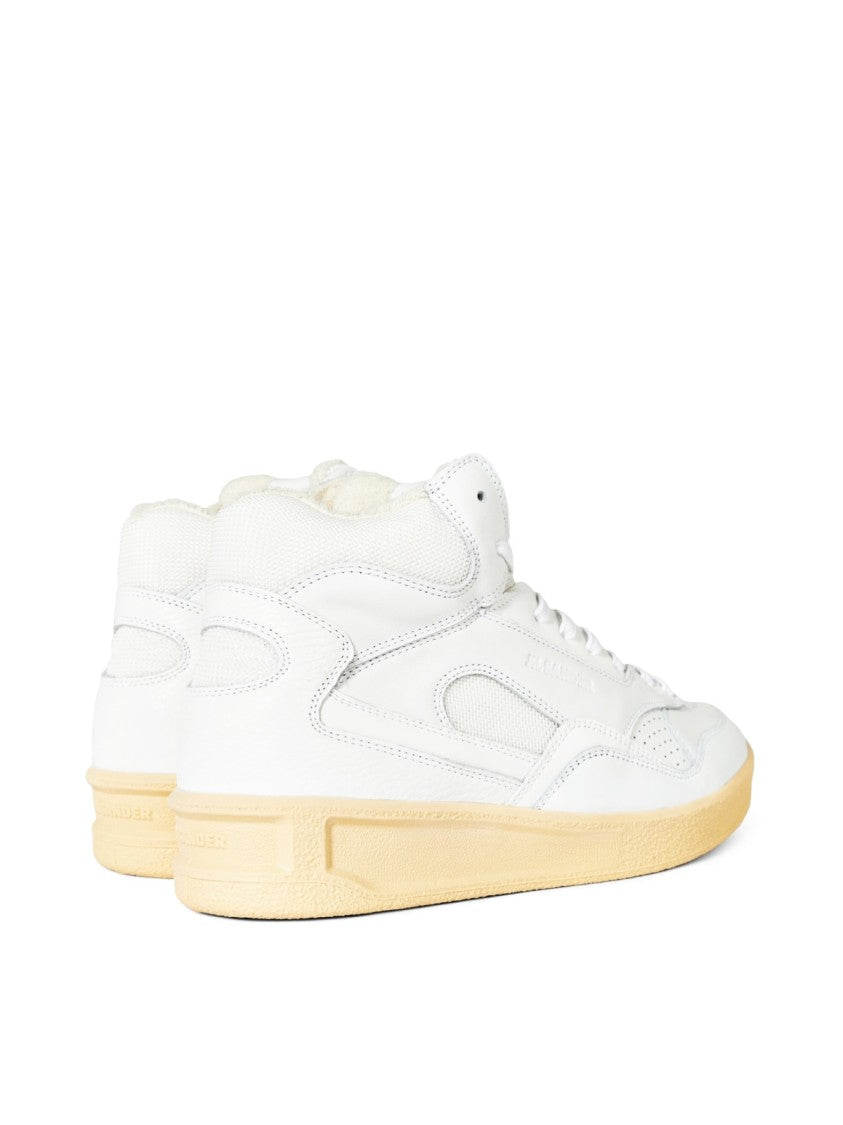 Jil Sander Basket Hi Logo Sneakers