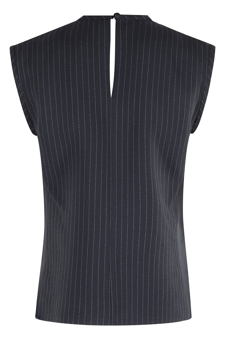 Tela Navy Blue Canvas Top