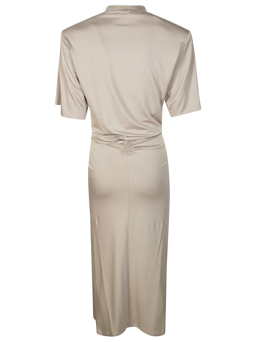 The Andamane High Neck Fitted Center Center Dress