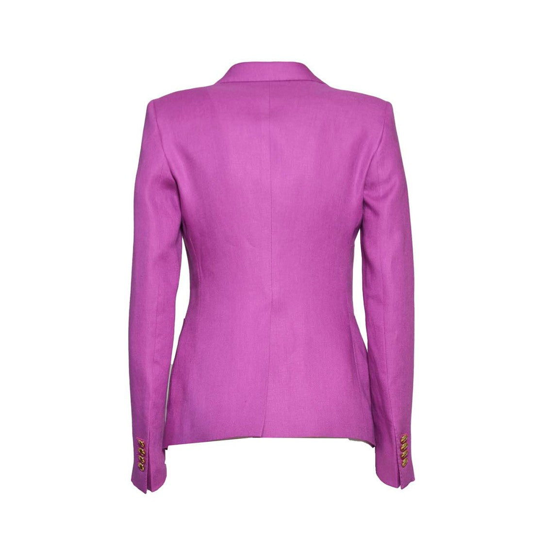 Tagliatore J-Coral Double Breasted Jacket In Purple Linen