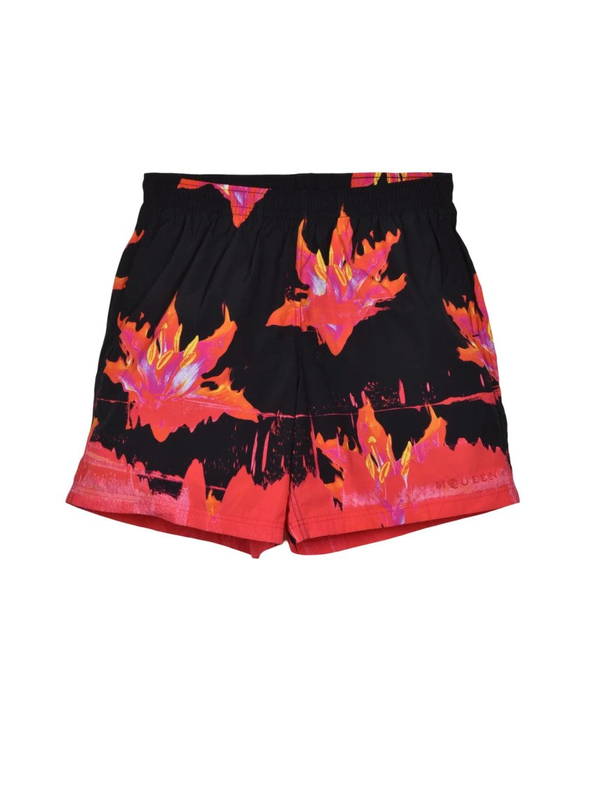Alexander Mcqueen Swim Shorts - Black