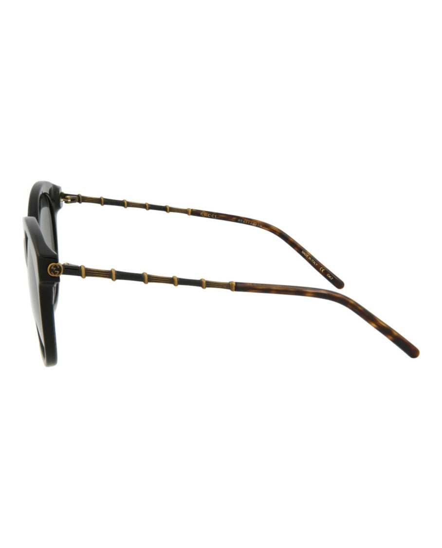 Gucci Round-Frame Acetate Sunglasses