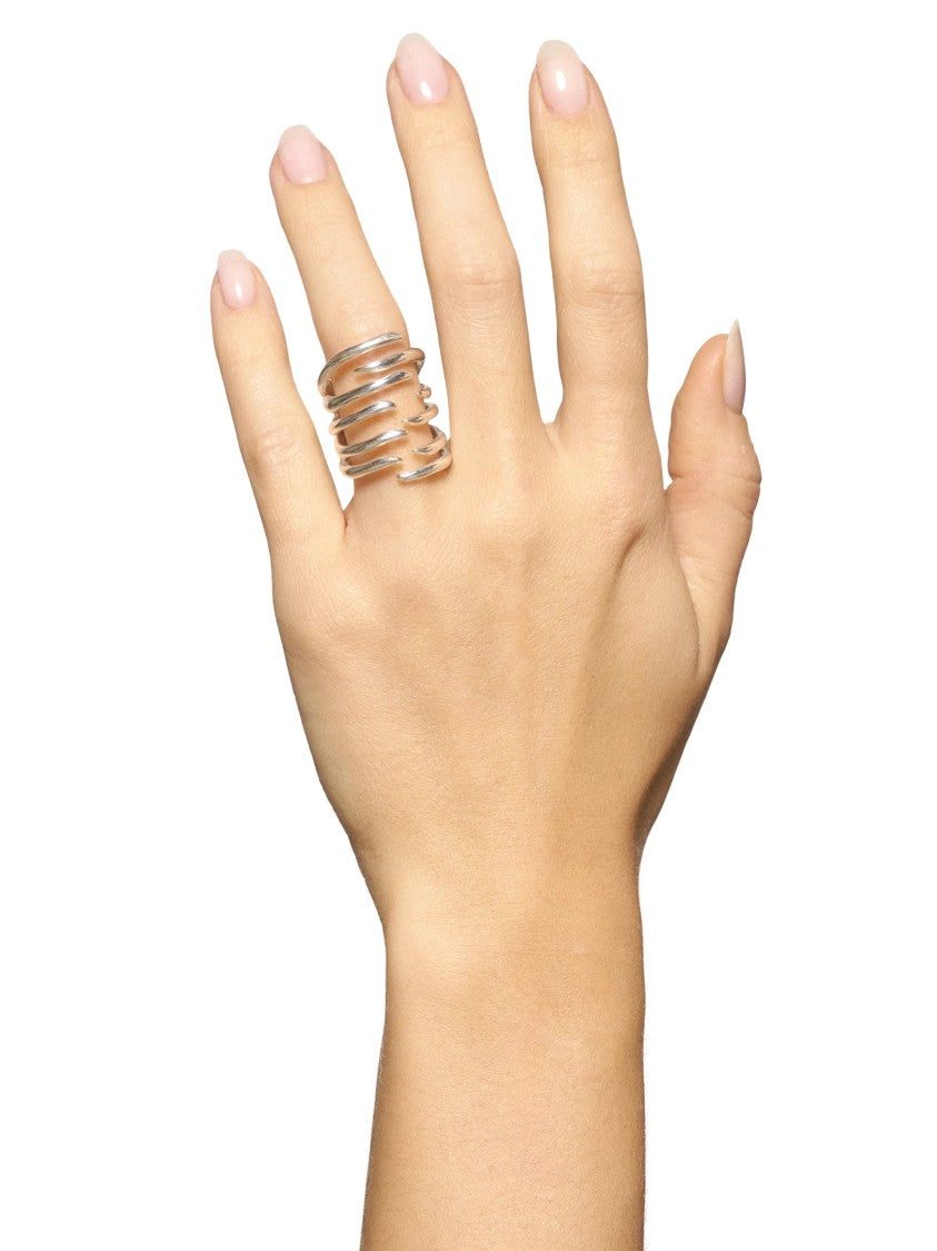 Panconesi Sculptural Open-Design Ritorto Ring
