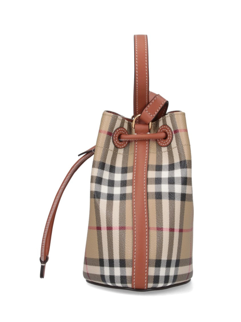 Burberry Tb Mini Bucket Bag – Beige