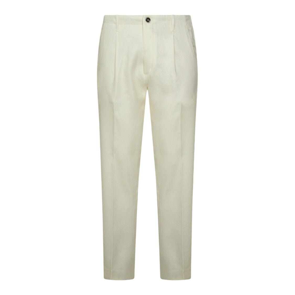 Nine In The Morning Tailored Fit Trousers With Clean Front Pleat And Flap Pockets