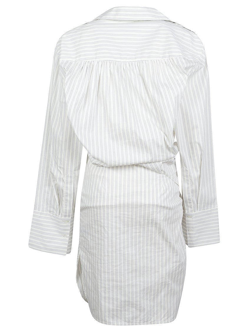 Iro Lazul Wrap-Style White Dress